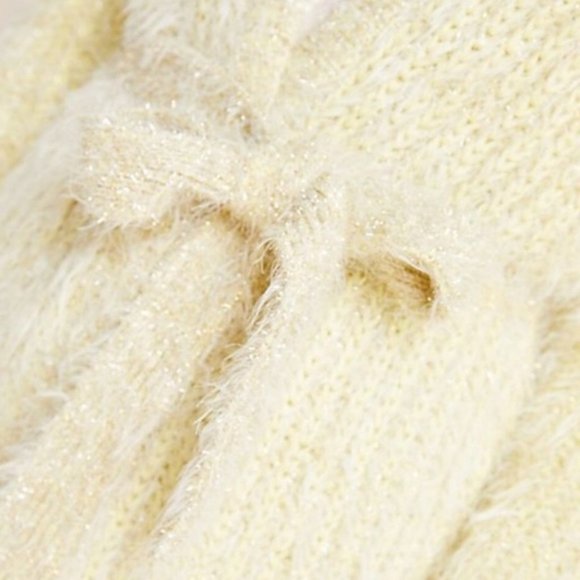 Anthropologie Yellow Larkin Shimmer Sweater Belted - Picture 3 of 10